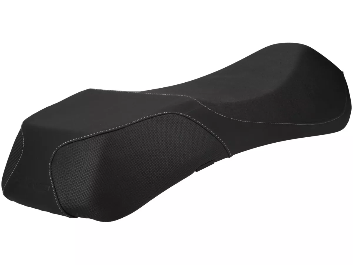 Seat -NISA- sport seat - GTS Dual Sport - Vespa GTS 125-300, GTV 125-300 - black/grey