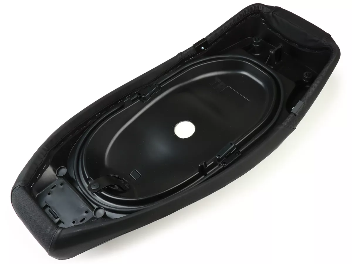 Seat -NISA- sport seat - GTS Dual Sport - Vespa GTS 125-310, GTV 125-310 - black/black