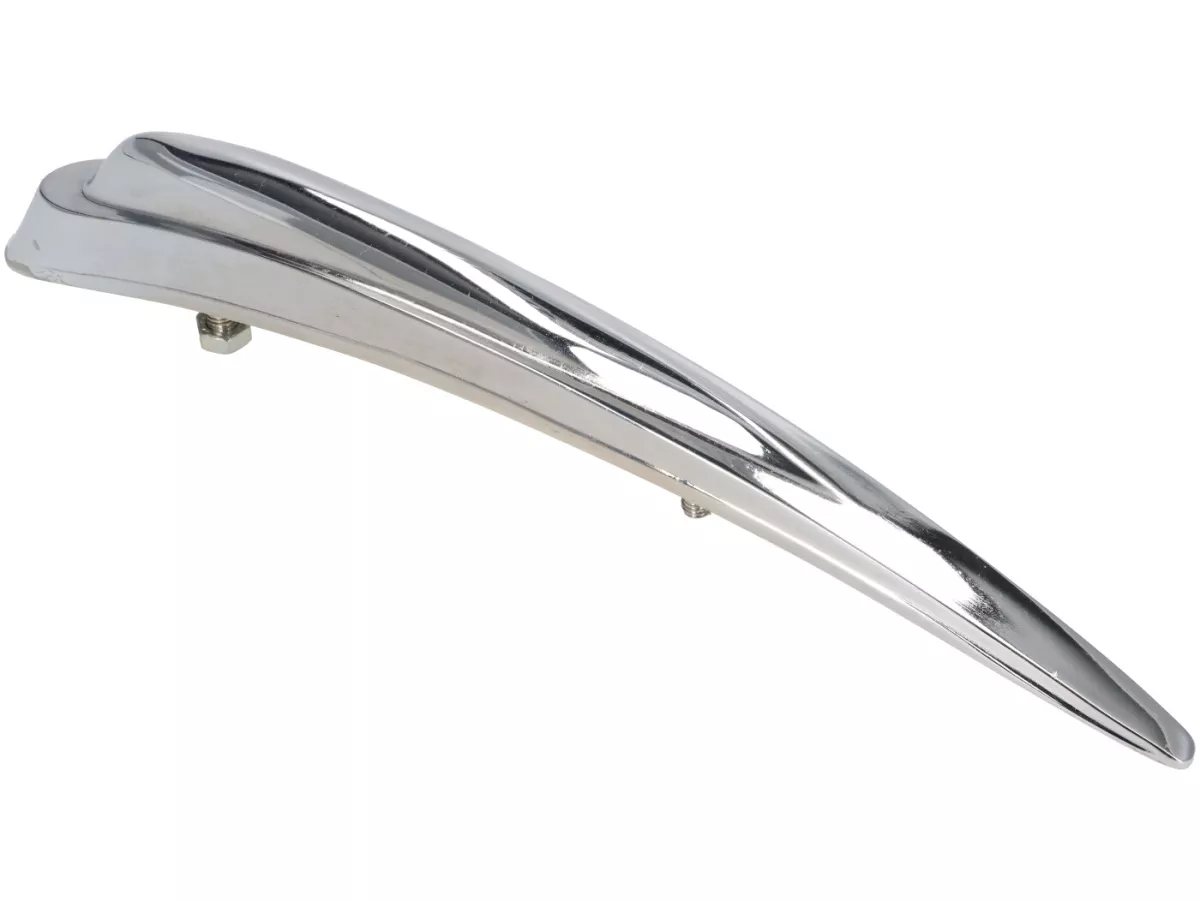 Crête de garde boue -QUALITÉ OEM- Vespa Rally180 (VSD1T), Sprint (-172650), GT/GTR125 (-127357), GL150 (VLA1T), GS160 / GS4 (VSB1T), 180 SS - aluminium, version à visser