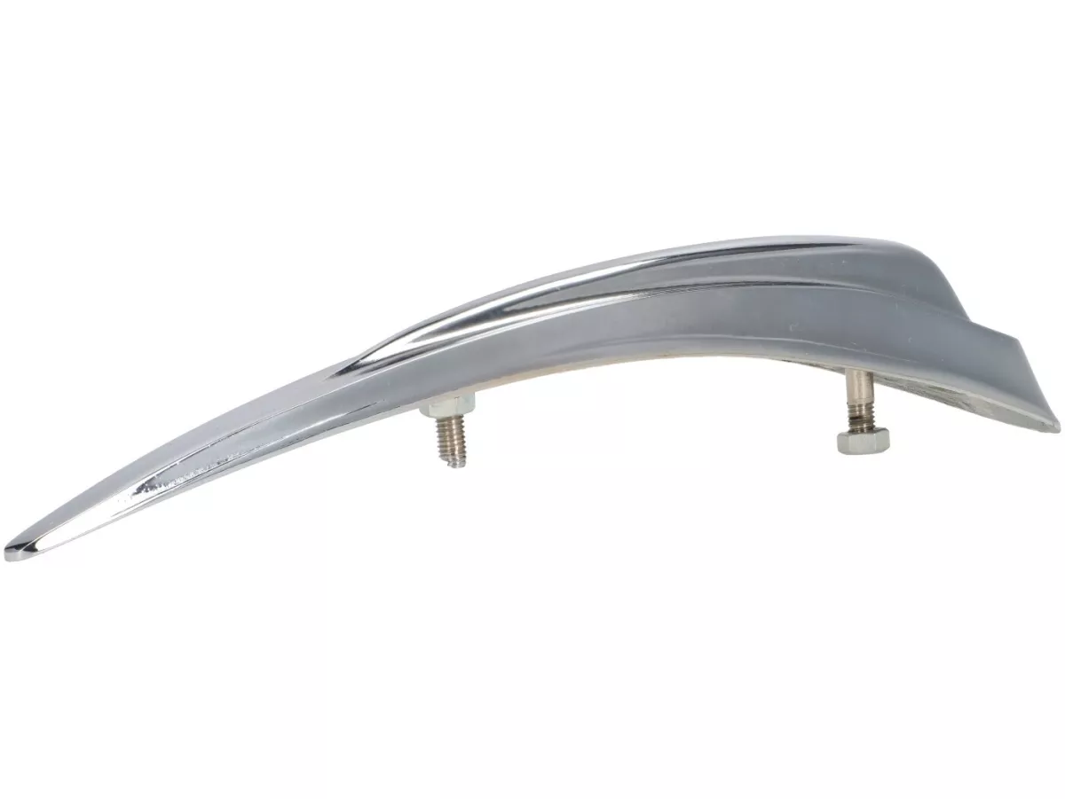 Crête de garde boue -QUALITÉ OEM- Vespa Rally180 (VSD1T), Sprint (-172650), GT/GTR125 (-127357), GL150 (VLA1T), GS160 / GS4 (VSB1T), 180 SS - aluminium, version à visser