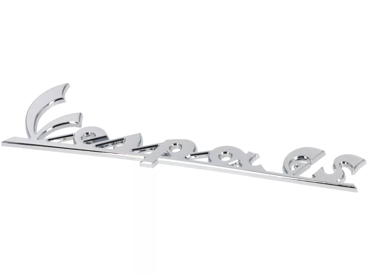 Badge legshield -OEM QUALITY- Vespa GS4 - Vespa GS160 (VSB1T) - Chrome, self-adhesive