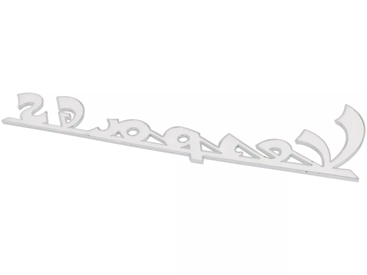 Badge legshield -OEM QUALITY- Vespa GS4 - Vespa GS160 (VSB1T) - Chrome, self-adhesive