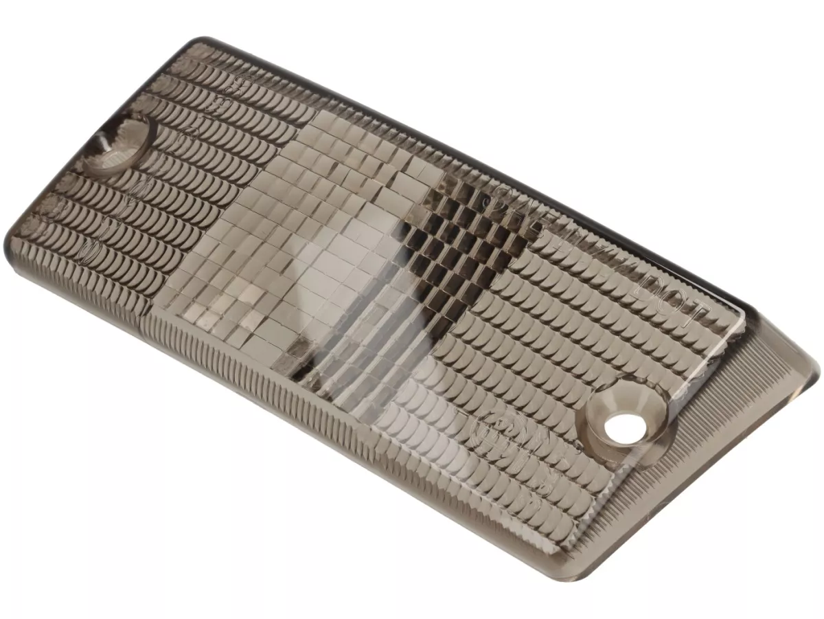 Cristal indicador -SIEM- Vespa PX80, PX125, PX150, PX200, T5 125cc delantero izquierdo - negro