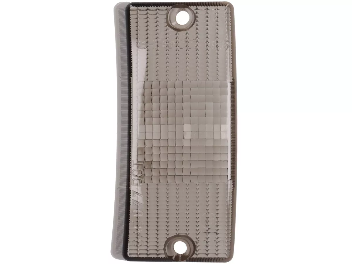 Cabochon clignotant -SIEM- Vespa PX80, PX125, PX150, PX200, T5 125cc - avant droit - teinté
