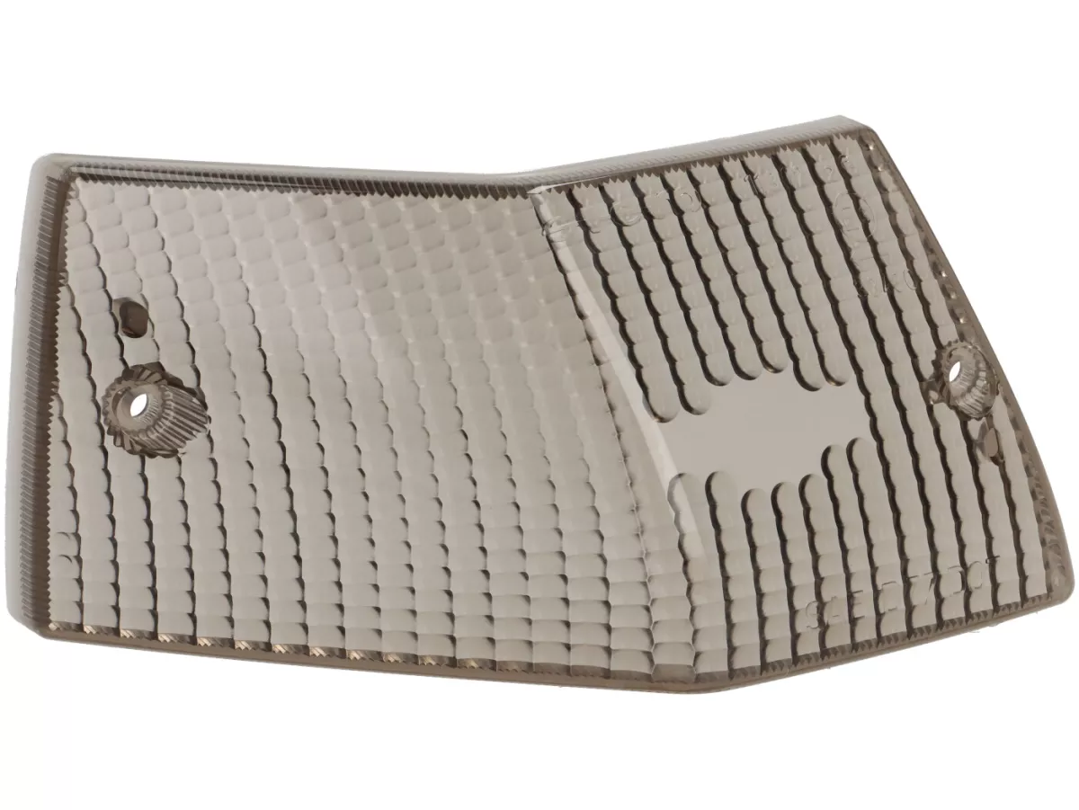 Cristal indicador -SIEM- Vespa PX80, PX125, PX150, PX200, T5 125cc trasero izquierdo - negro