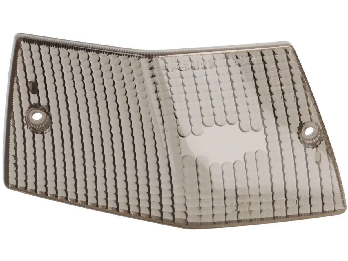 Cristal indicador -SIEM- Vespa PX80, PX125, PX150, PX200, T5 125cc trasero izquierdo - negro