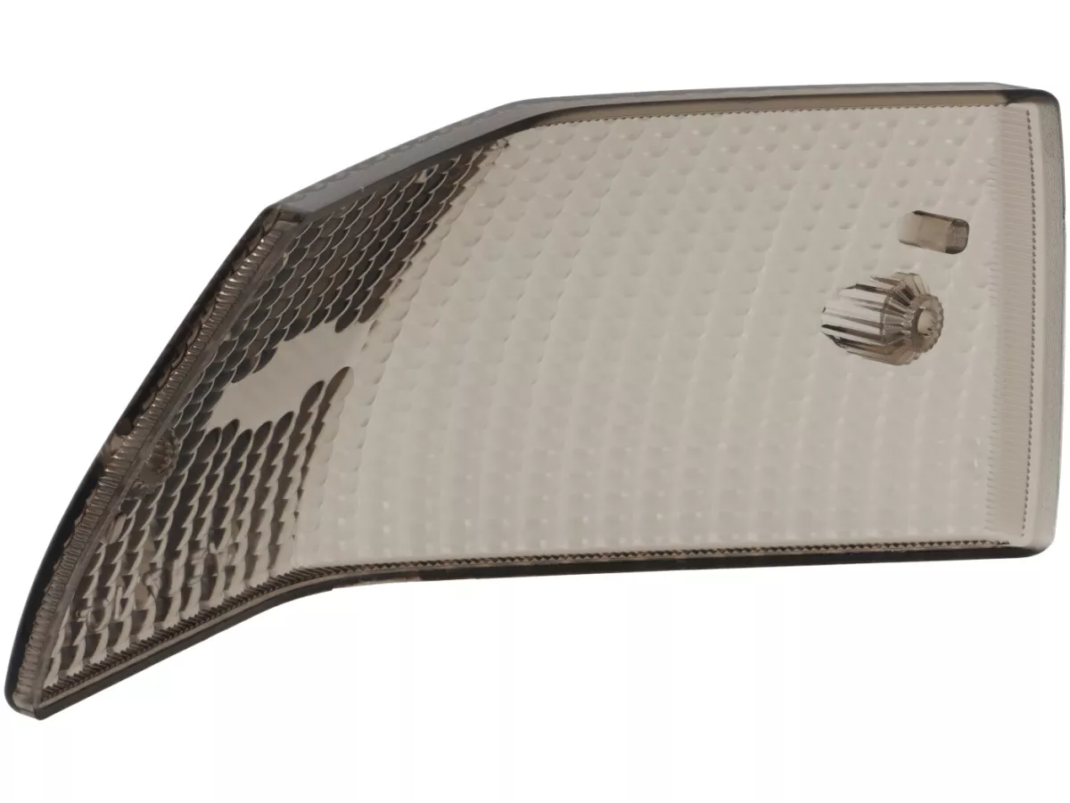 Cristal indicador -SIEM- Vespa PX80, PX125, PX150, PX200, T5 125cc trasero izquierdo - negro