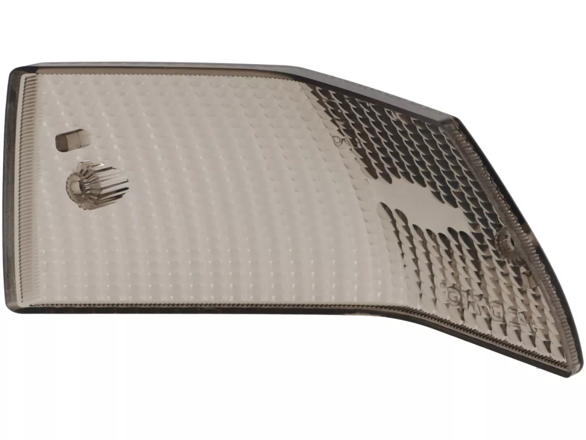 Indicator lens -SIEM- Vespa PX80, PX125, PX150, PX200, T5 125cc rear rhs - tinted