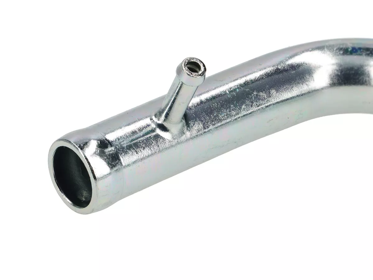 Braket sambungan selang radiator mesin/pompa air -BGM ASLI- Piaggio 125-180cc LC 2-tak Maxi - Gilera Runner FX/FXR 125-180, Italjet Dragster 125-180