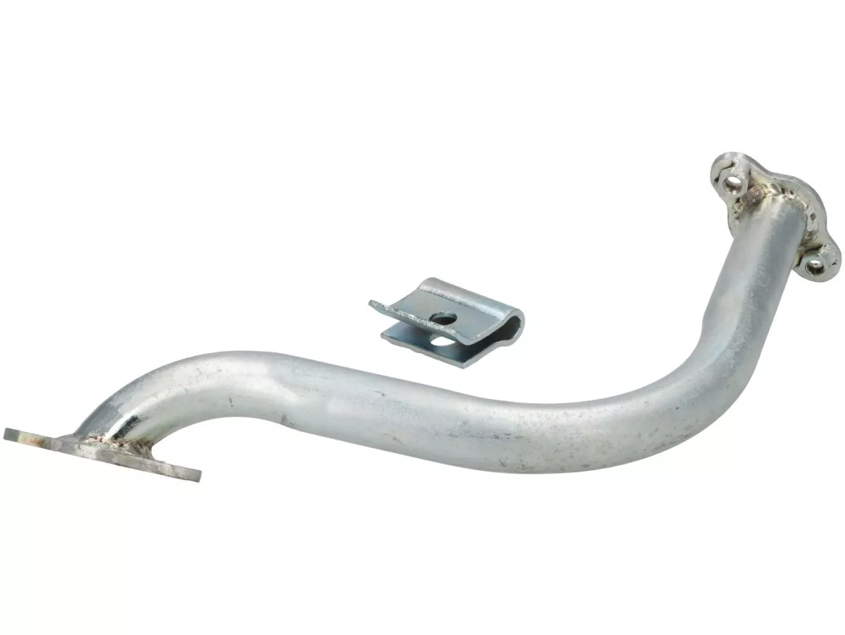 Scarico -PREMIUM, banana (IGM4311S)- Vespa SS90 (V9SS1T) - adatto anche per Vespa SS50 (V5SS1T), V50, 50N, V90 - cromato (collettore zincato)