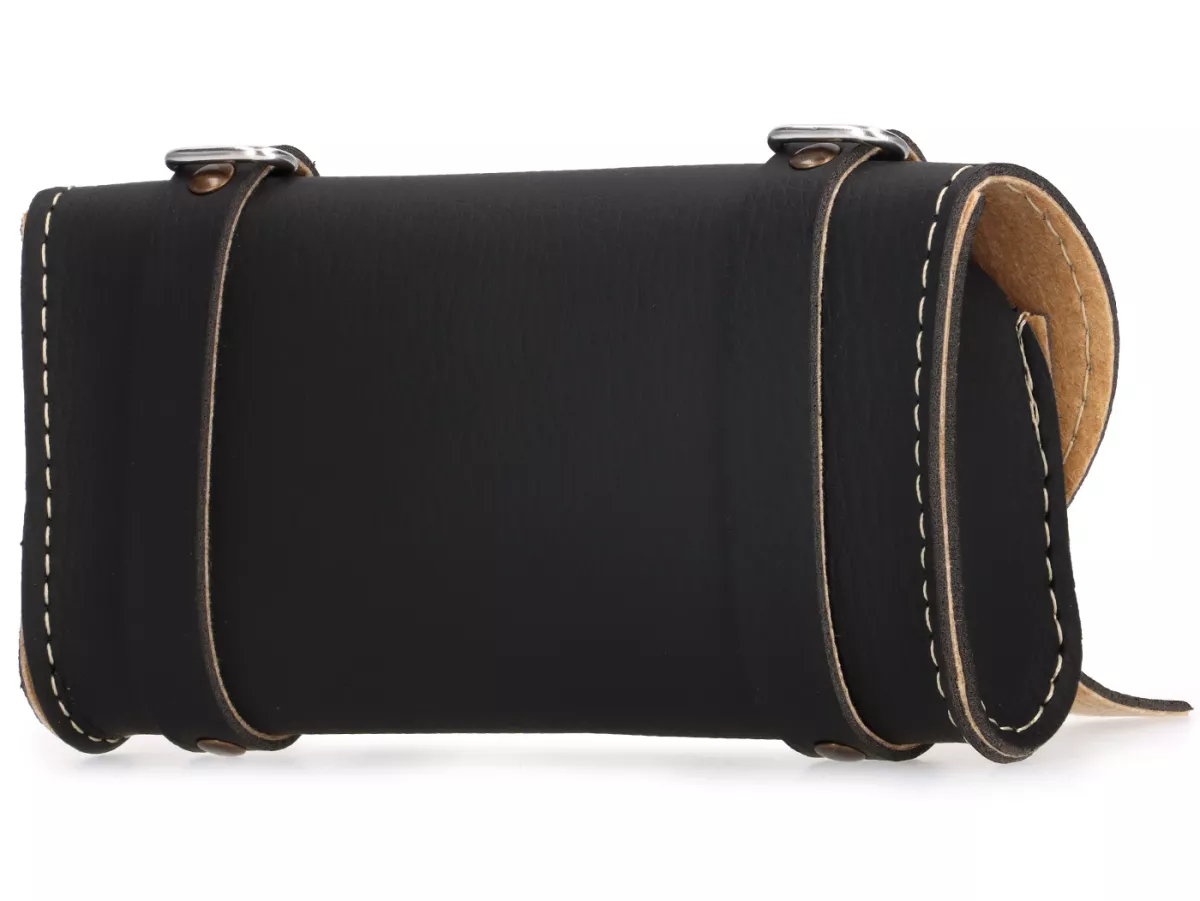 Bolsa de herramientas - Bolsa de sillín -SELLE MONTE GRAPPA- Piaggio, Vespa Ciao, SI, Bravo, Boxer, Grillo - negro