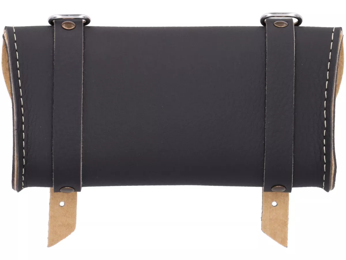 Bolsa de herramientas - Bolsa de sillín -SELLE MONTE GRAPPA- Piaggio, Vespa Ciao, SI, Bravo, Boxer, Grillo - negro