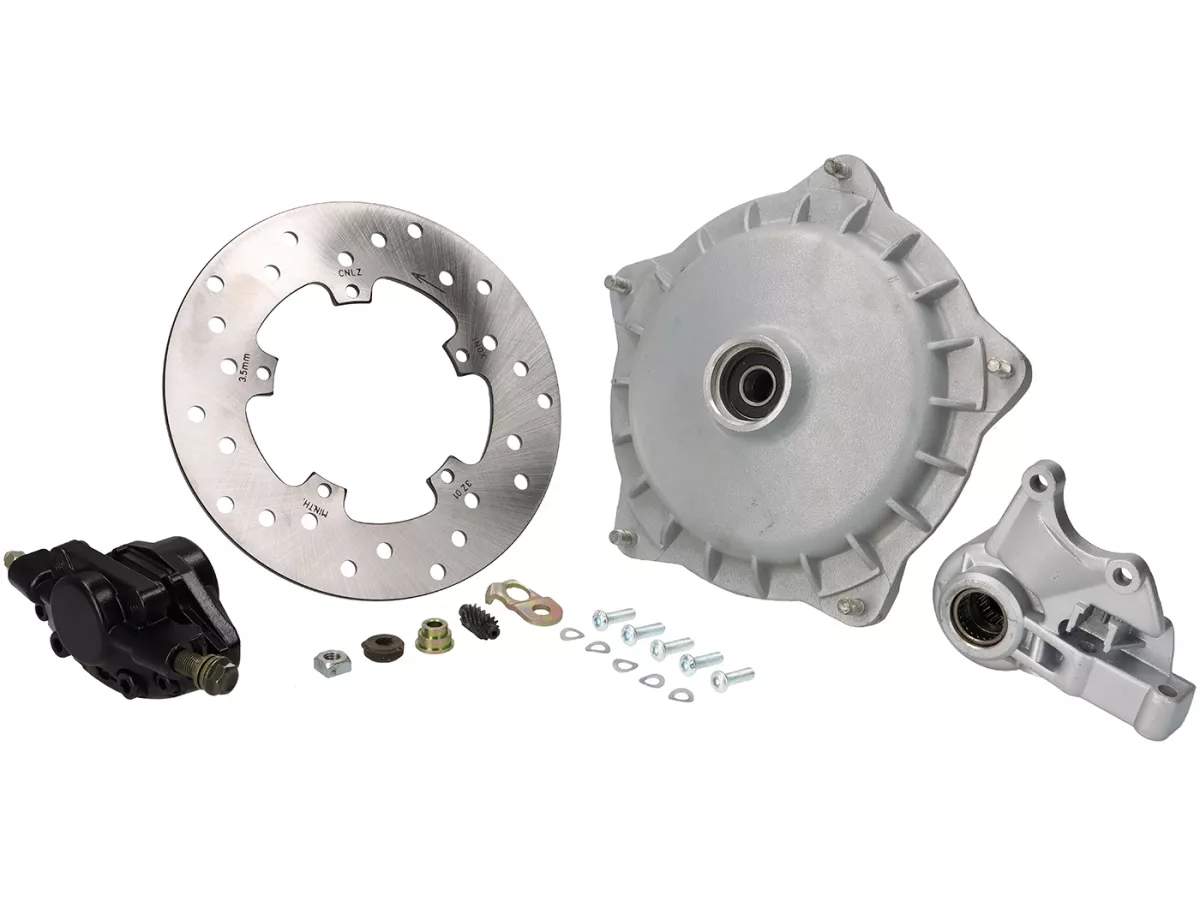 Disc brake set -LML Classic Ø=20mm- Vespa PX80, PX125, PX150, PX200 (alle EFL from 1984), COSA125, COSA200, T5 125cc, PK50 XL, PK125 XL, PK125 ETS - silver