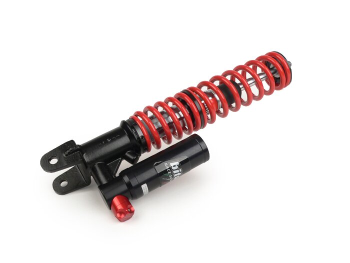 Shock absorber rear -BITUBO YLV, 330mm- Vespa PX80, PX125, PX150, PX200, T5 125cc, Rally180 (VSD1T), Rally200 (VSE1T), Sprint150 (VLB1T), TS125 (VNL3T), GT125 (VNL2T), GTR125 (VNL2T), V50, PV, ET3