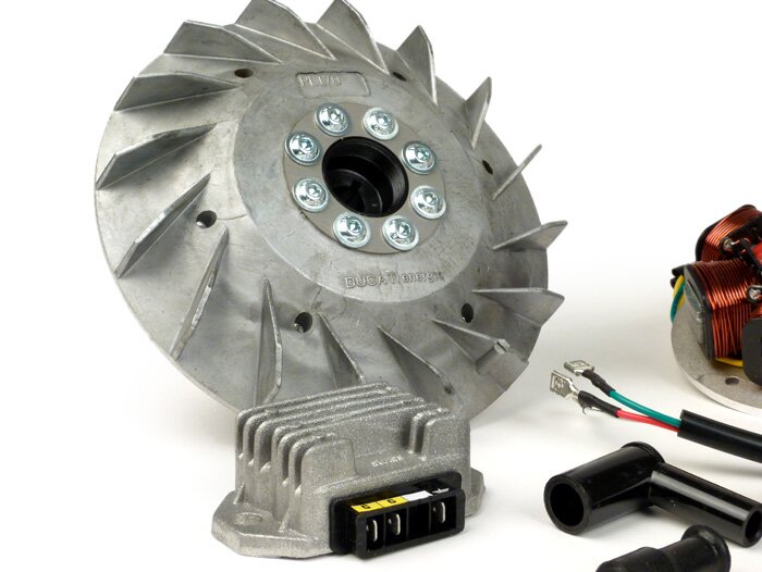 Set pengapian -Kualitas OEM 12V elektronik- Vespa V50 - V90, PV, ET3, PK S