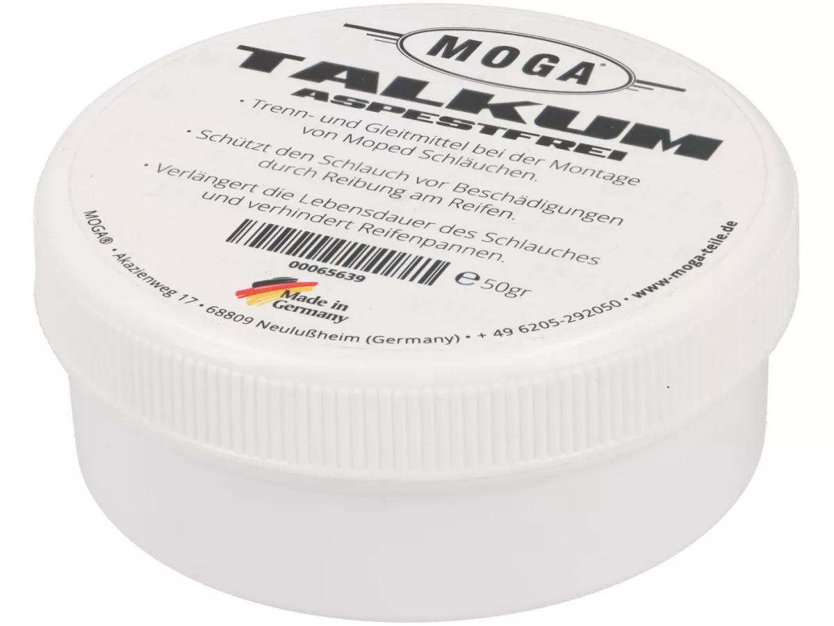 Talc en poudre -MOGA- 50 g saupoudreuse