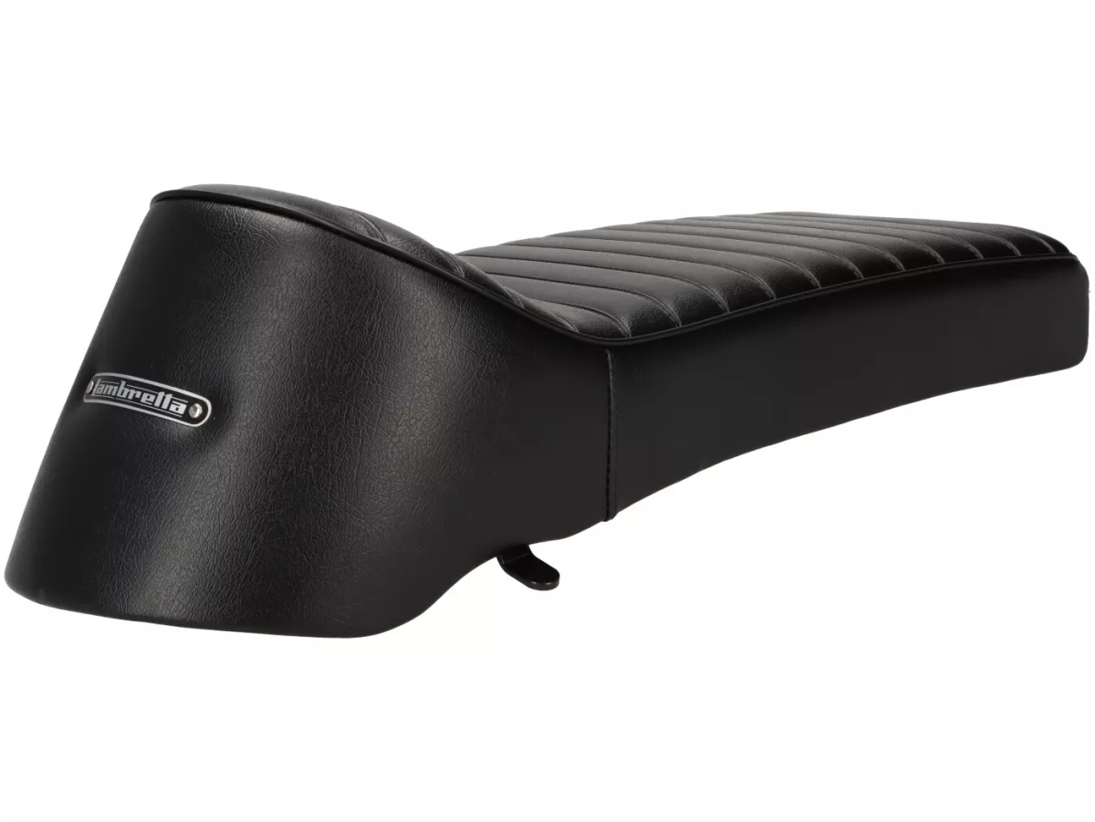 Asiento SHORTBACK -SELLERIA TREZZI- Lambretta LI, LI S, SX, TV, DL, GP - Negro
