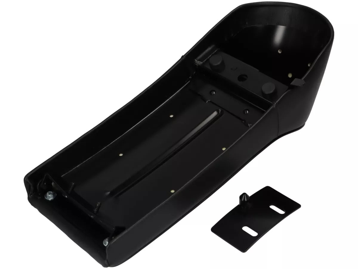 Asiento SHORTBACK -SELLERIA TREZZI- Lambretta LI, LI S, SX, TV, DL, GP - Negro