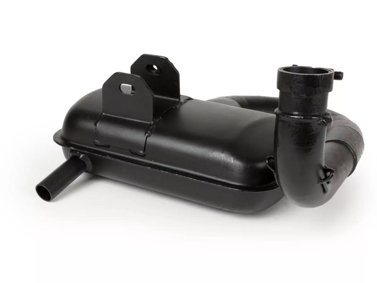 Escape -RR-Box Road Racing- Vespa PX80, PX125, PX150 - 166cc, 177cc - Negro