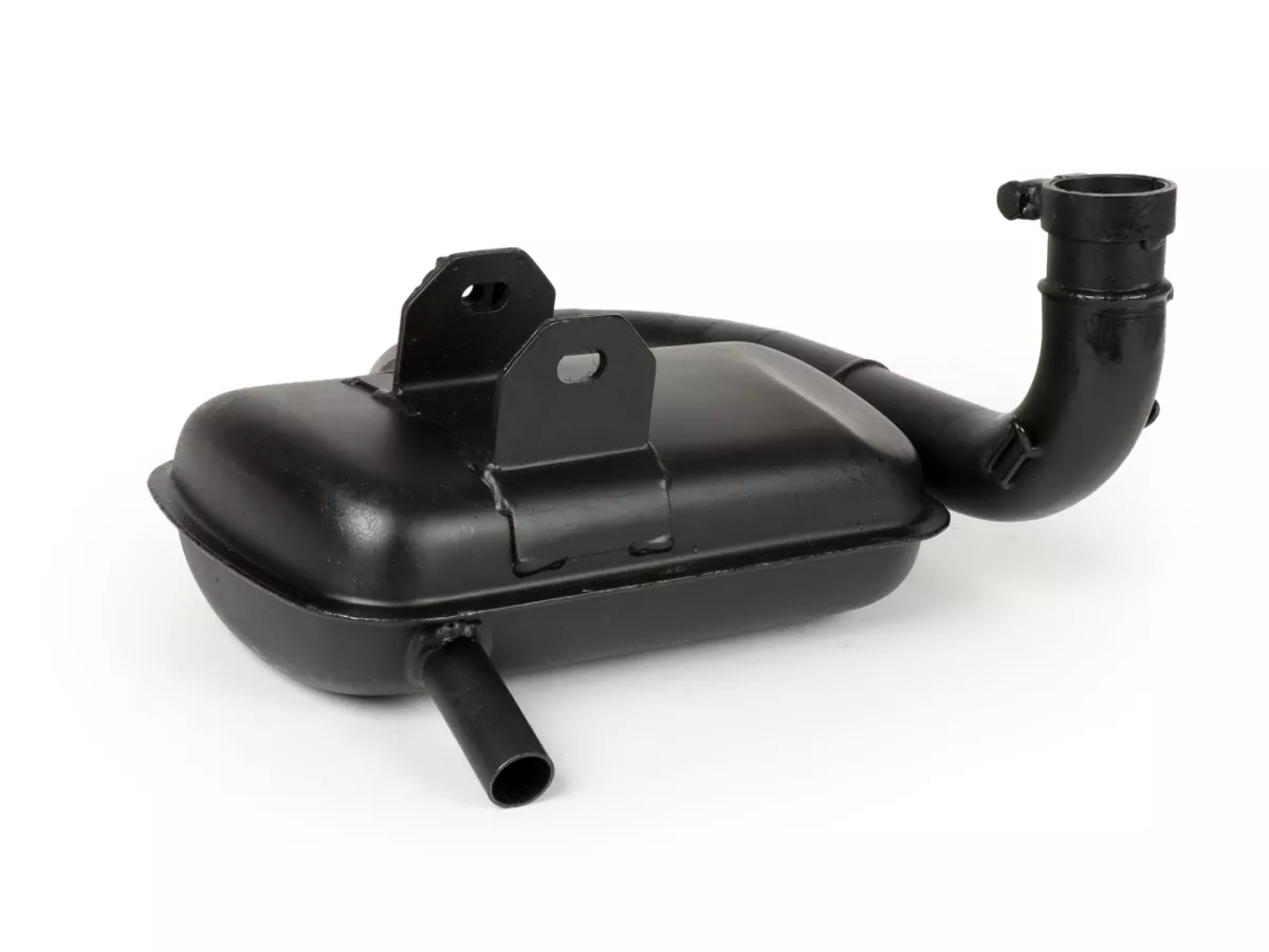 Escape -RR-Box Road Racing- Vespa PX80, PX125, PX150 - 166cc, 177cc - Negro