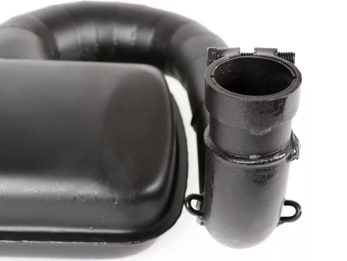 Escape -RR-Box Road Racing- Vespa PX80, PX125, PX150 - 166cc, 177cc - Negro