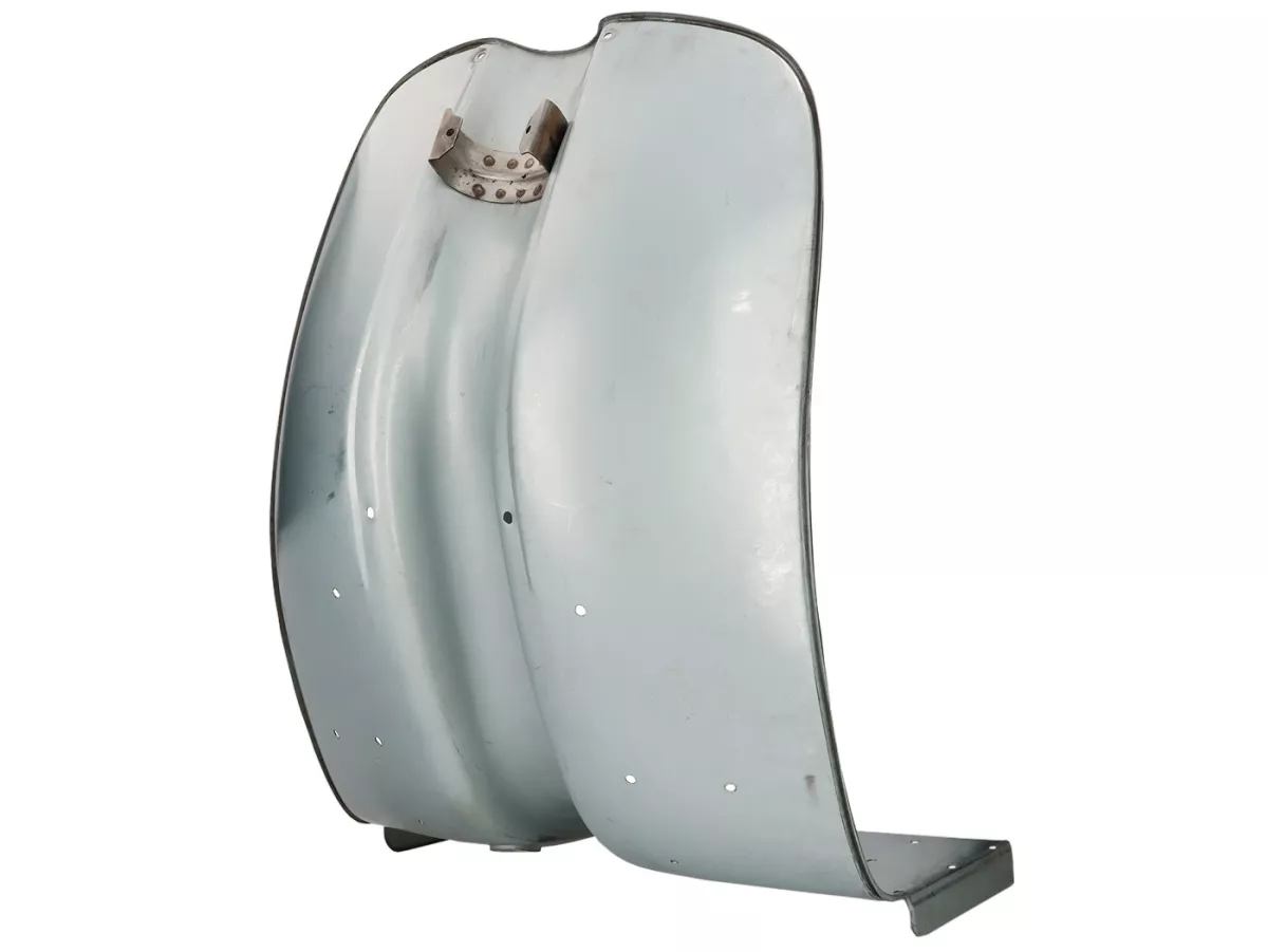 Legshield pressed -IMPORT- Lambretta LI (series 3, -05.1965), LIS (series 3, -05/1965), TV (series 3, -05/1965) - oiled bare metall