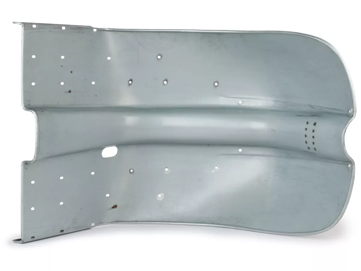 Legshield pressed -IMPORT- Lambretta LI (series 3, 05/1965-), LIS (series 3, 05/1965-), SX, TV (series 3, 05/1965-) - oiled bare metall
