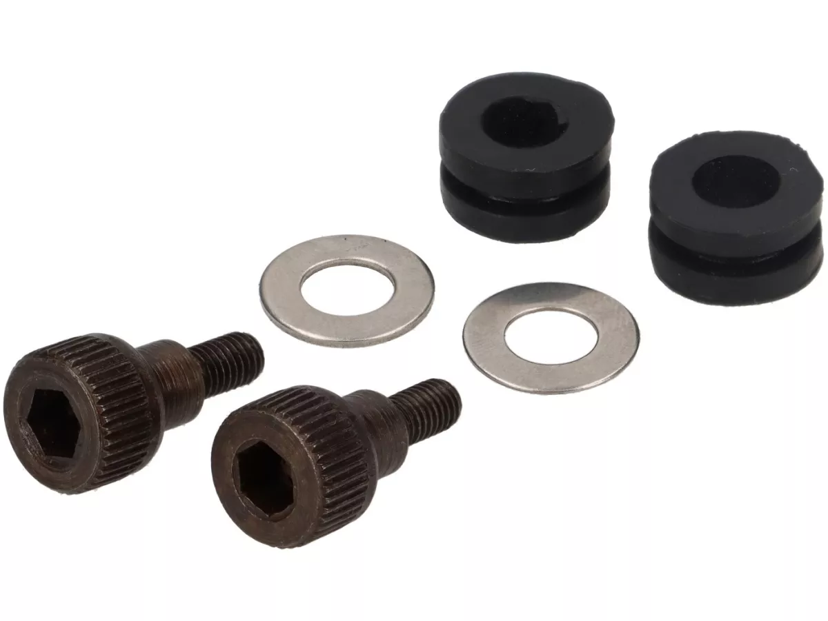Kit de fixation klaxon (cliquet) -QUALITÉ OEM 6V/12V AC- Lambretta LI, LIS, SX, DL, GP à partir de l'année 1968 - 6 pièces
