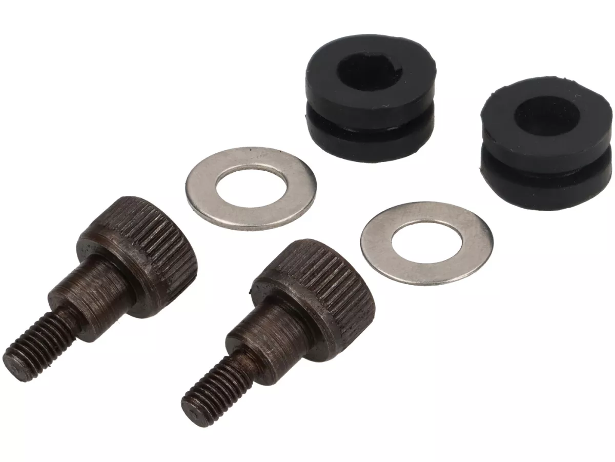 Kit de fixation klaxon (cliquet) -QUALITÉ OEM 6V/12V AC- Lambretta LI, LIS, SX, DL, GP à partir de l'année 1968 - 6 pièces