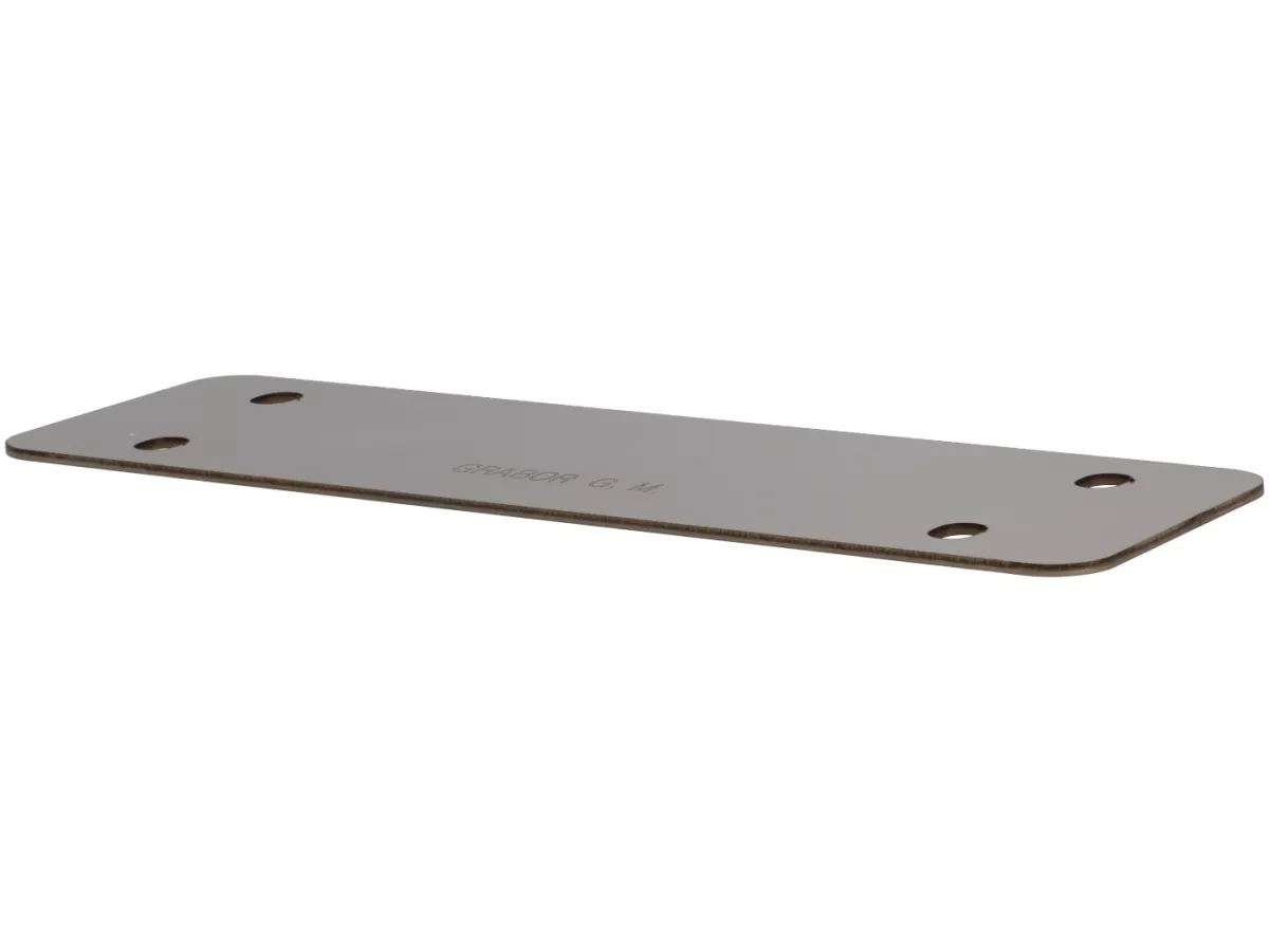 Penguat dudukan utama -DIBUAT DI ITALIA- Vespa Smallframe V50, V90, PV125, ET3 - 220x66mm