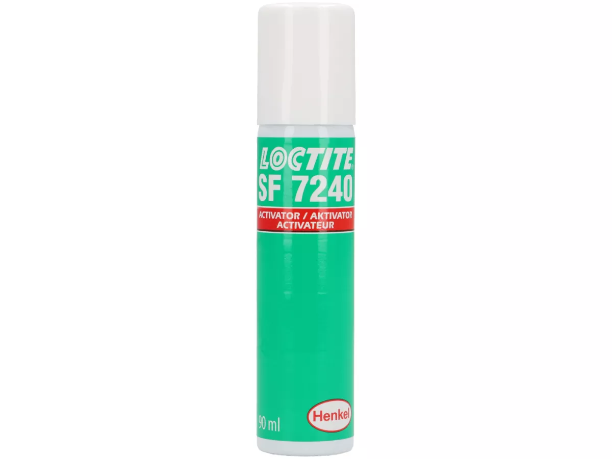 Activator for threadlock -LOCTITE SF 7240- 90ml spray can- for passive surfaces (stainless steel, nickel, chromium, zinc, plastic)