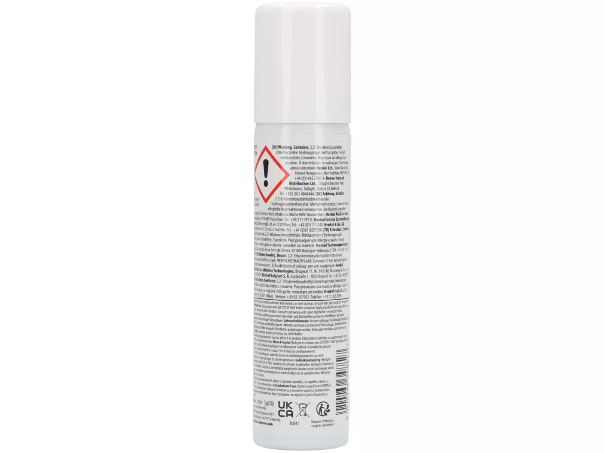 Activator for threadlock -LOCTITE SF 7240- 90ml spray can- for passive surfaces (stainless steel, nickel, chromium, zinc, plastic)