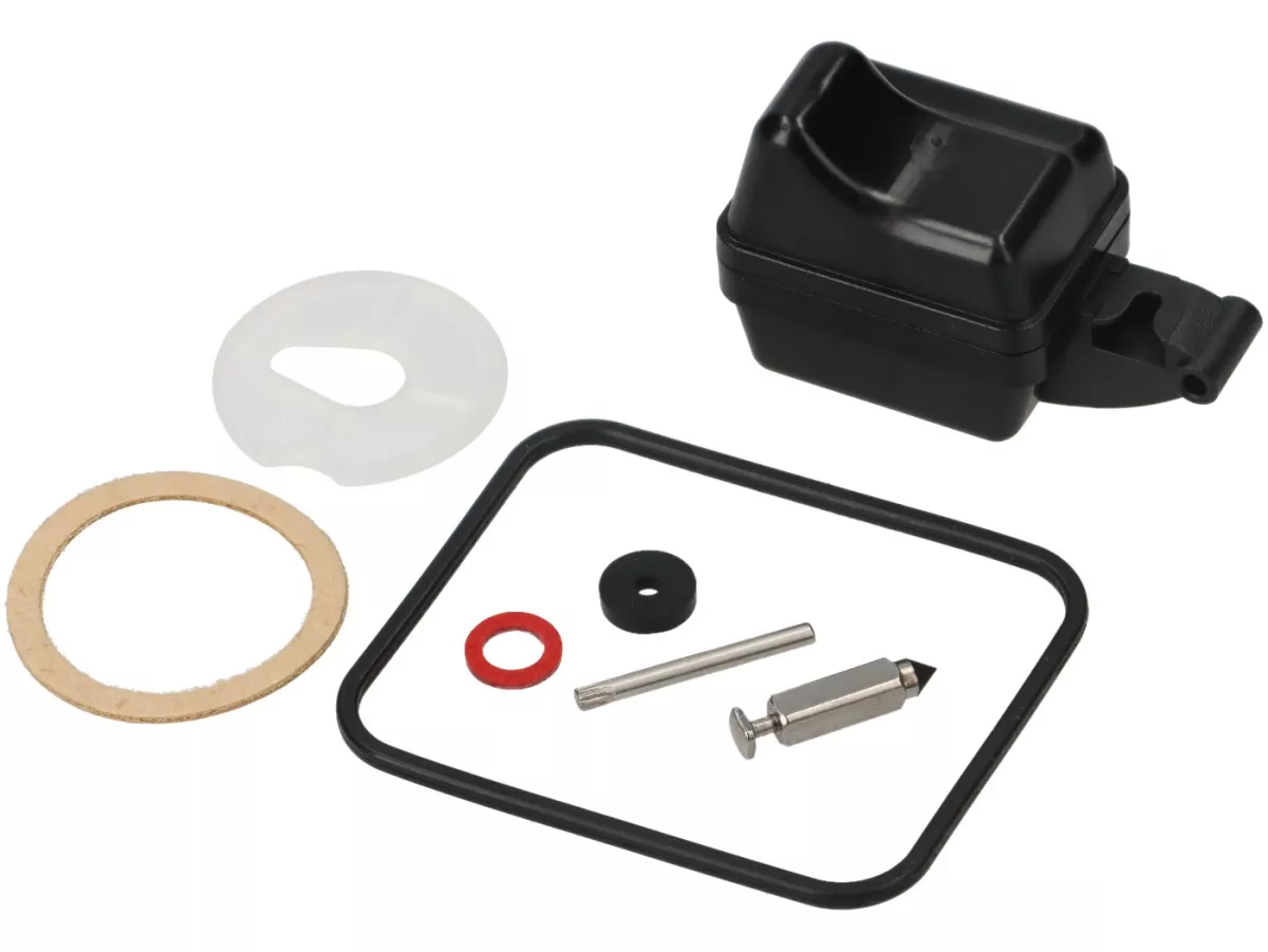 Carburettor repair kit -OEM QUALITY- Dellorto SH 18, 20, 22- including float and float needle