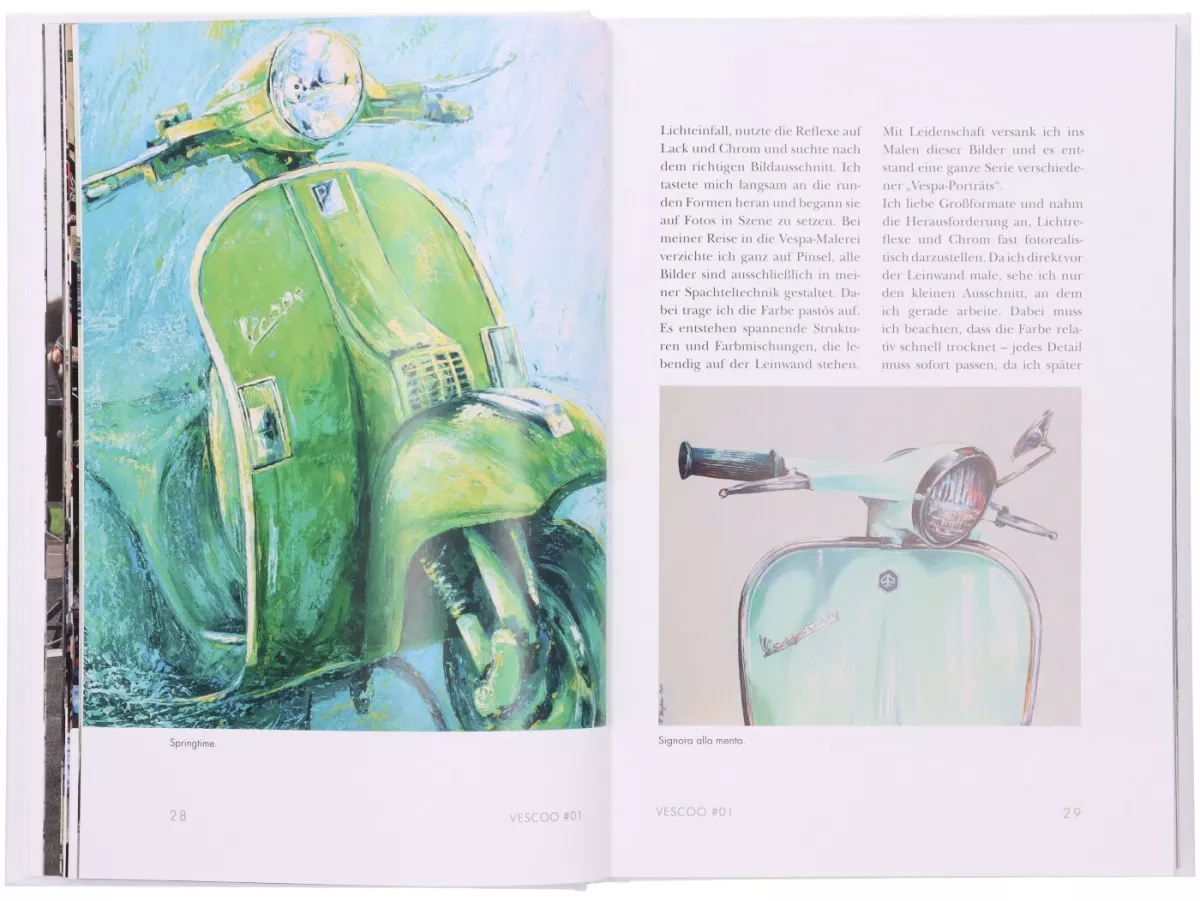 VESCOO 1 Yearbook for Vespa fans and Ape friends, 272 pages, hardcover, 16 x 23.5 cm -German language
