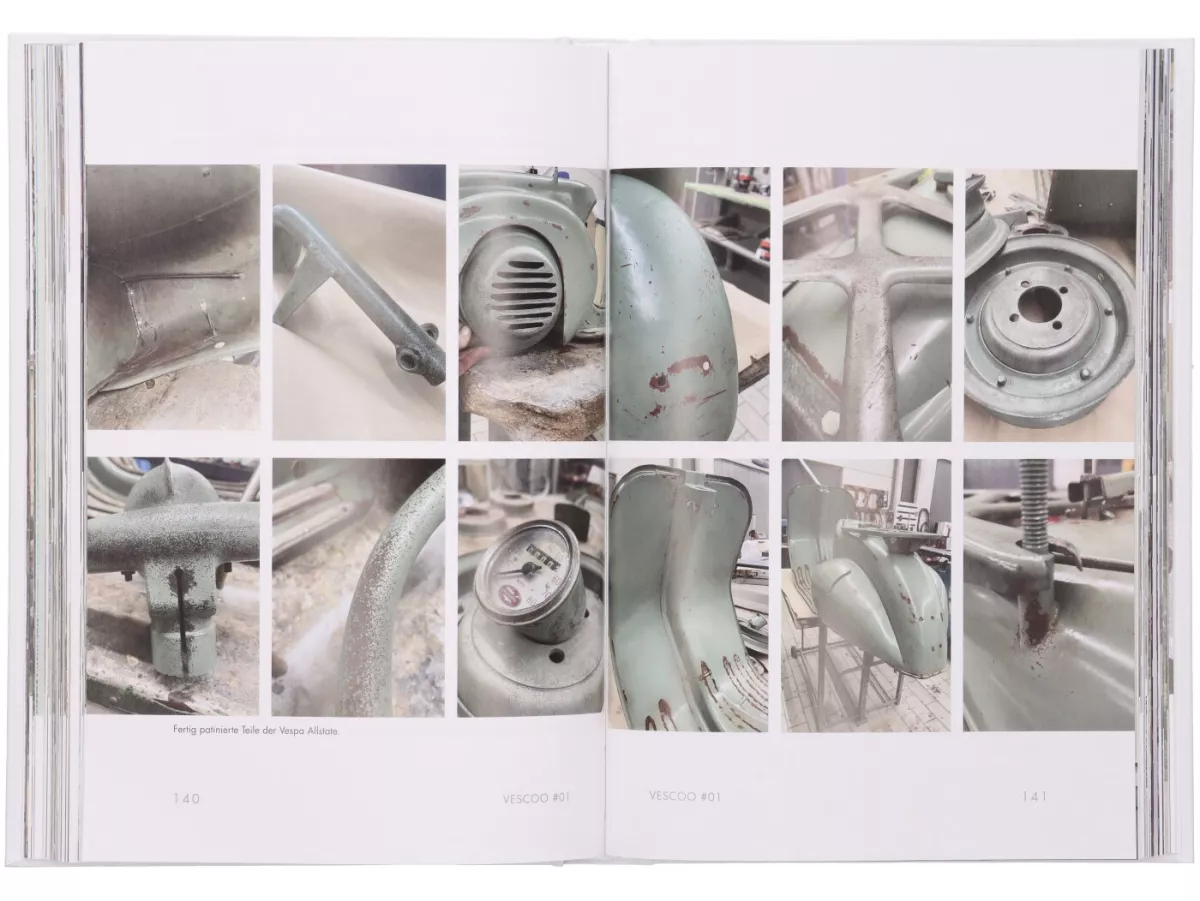 VESCOO 1 Yearbook for Vespa fans and Ape friends, 272 pages, hardcover, 16 x 23.5 cm -German language