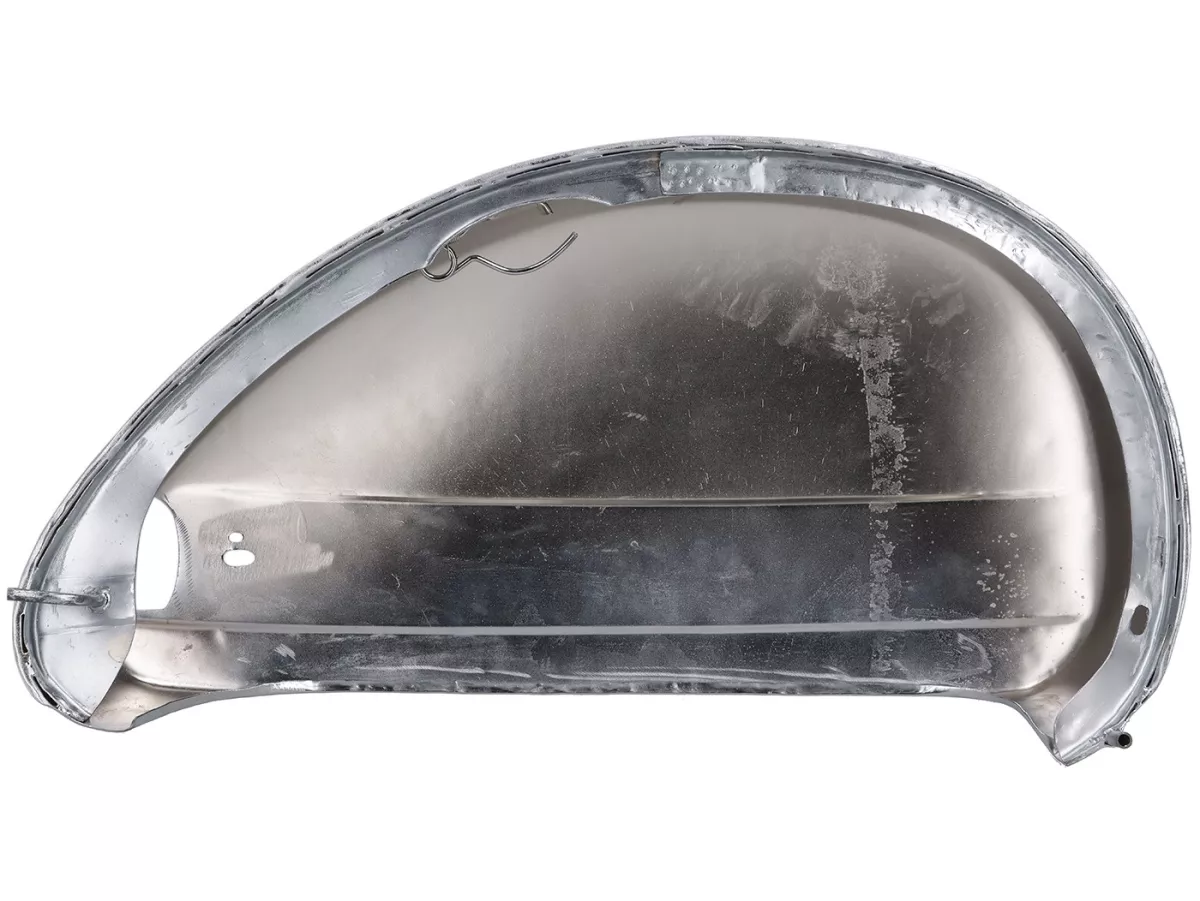 Coperchio laterale sinistro -VESPA- Vespa PX80, PX125, PX150, PX200, T5 125cc (modelli con indicatori di direzione) - copertura esterna - cromata