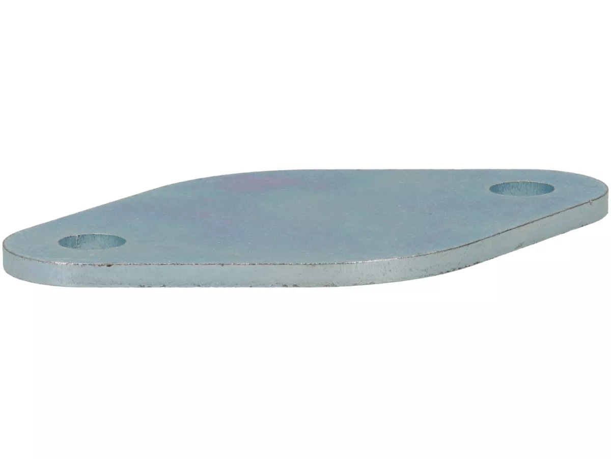 Pelat flensa untuk uji kehilangan tekanan -PUSAT SEPEDA MOTOR- Flensa knalpot Piaggio 125-180 ccm 2-tak - Gilera Runner FX/FXR 125-180, Italjet Dragster 125-180, Piaggio SKR125, SKR150, TPH125, Skipper125, Skipper150, Hexagon LX/LXT, Lambretta TS1