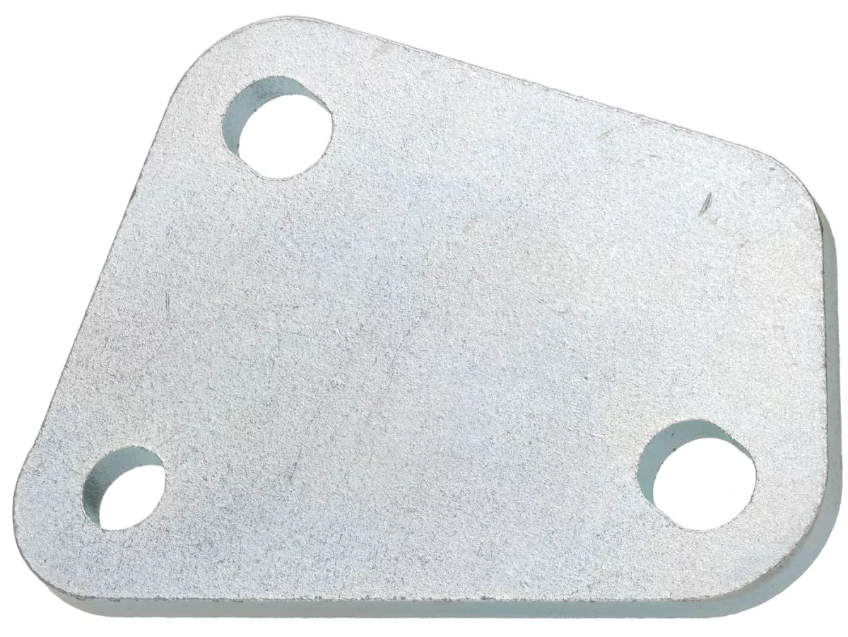 Pelat flensa untuk uji kehilangan tekanan -PUSAT SEPEDA MOTOR- saluran masuk (untuk casing mesin Piaggio, LML) - Vespa Smallframe V50, V90, PV125, ET3, PK