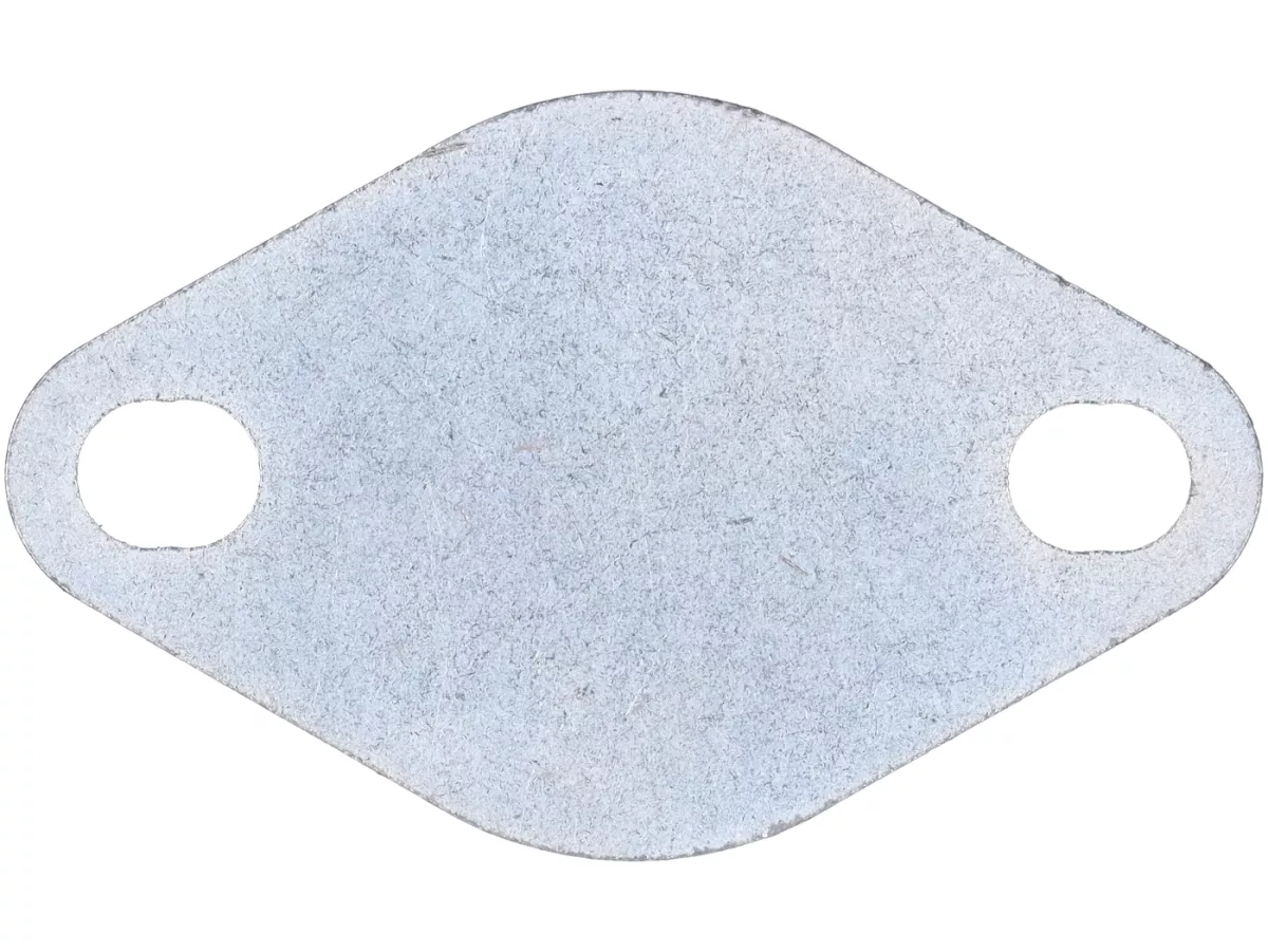 Pelat flensa untuk uji kehilangan tekanan -PUSAT SEPEDA MOTOR- Flensa knalpot Vespa Smallframe V50, V90, PV125, ET3, PK