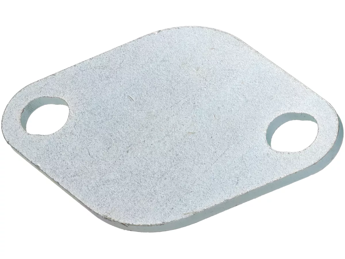 Pelat flensa untuk uji kehilangan tekanan -PUSAT SEPEDA MOTOR- Flensa knalpot Vespa Smallframe V50, V90, PV125, ET3, PK