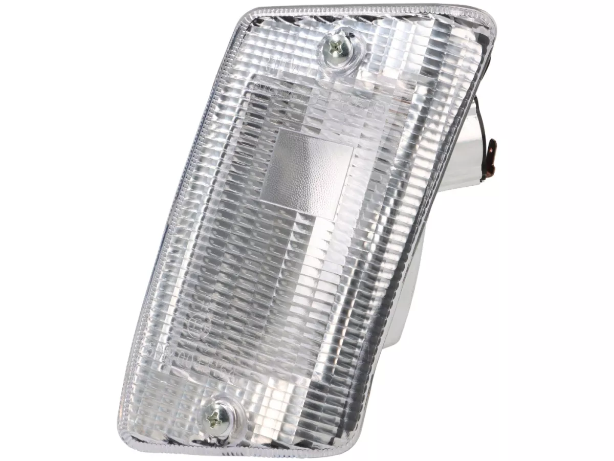 Blinkers -SIEM- Vespa PK50 XL, PK125 XL bak höger - vit / transparent
