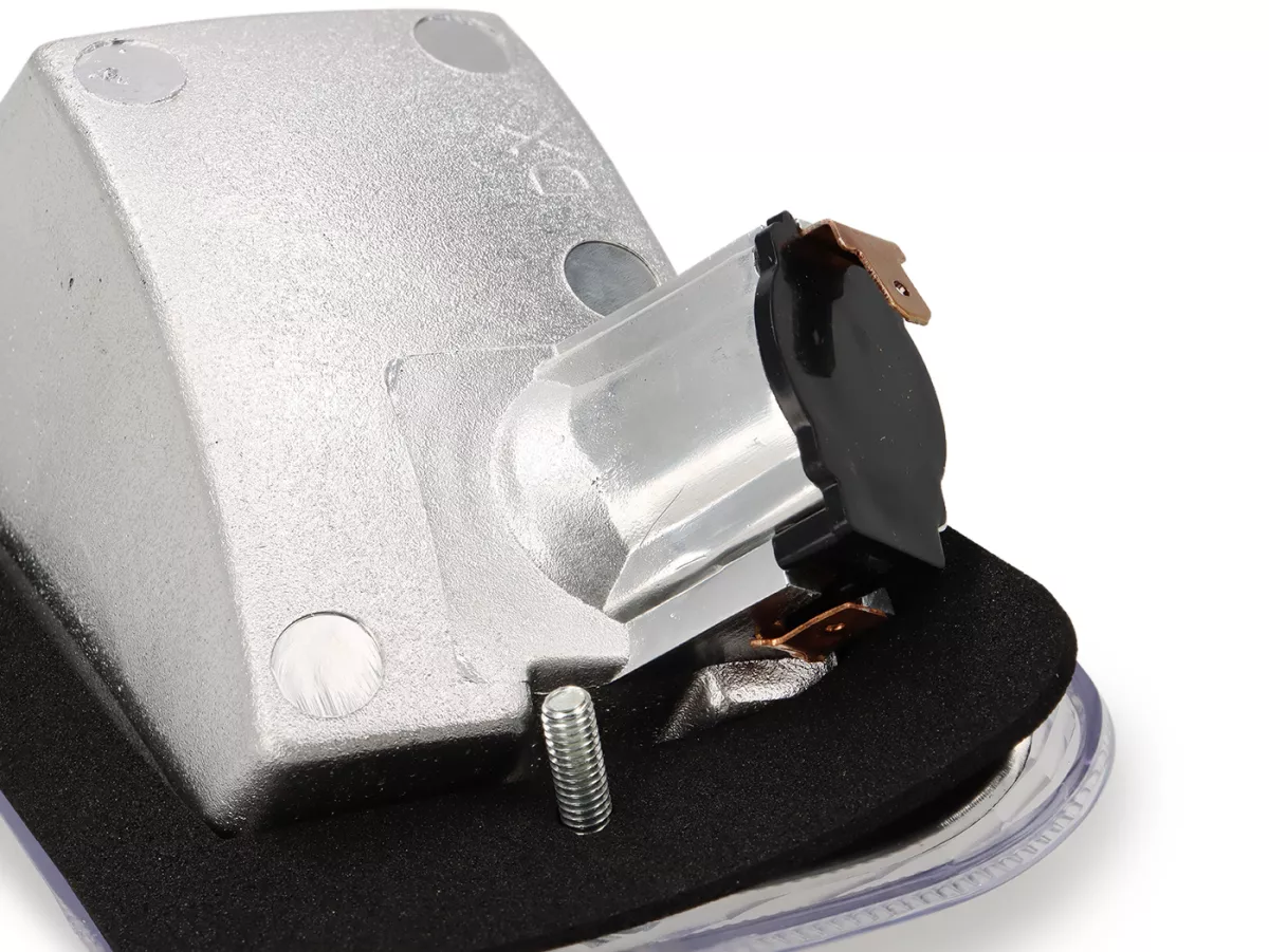 Blinkers -SIEM- Vespa PK50 XL, PK125 XL bak höger - vit / transparent