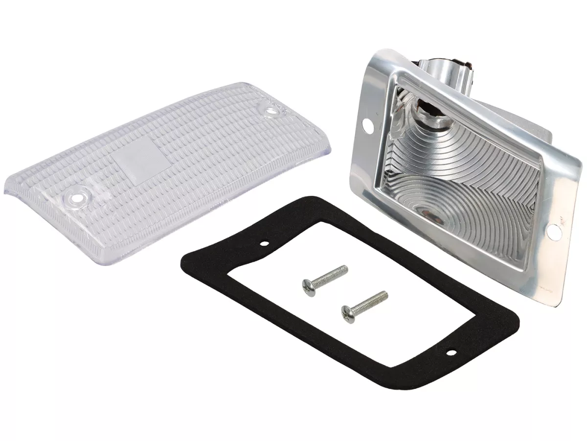 Blinkers -SIEM- Vespa PK50 XL, PK125 XL bak höger - vit / transparent