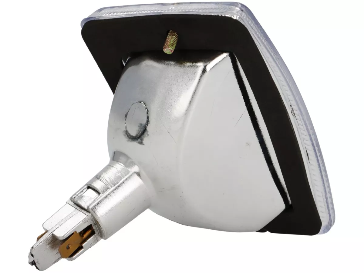 Blinkers -SIEM- Vespa PK50 XL, PK125 XL fram vänster - vit / transparent
