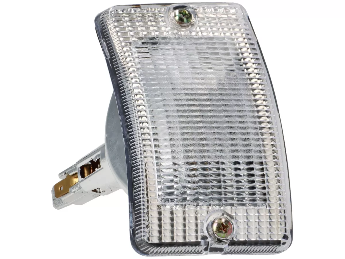 Indikator -SIEM- Vespa PK50 XL, PK125 XL kanan depan - putih / transparan
