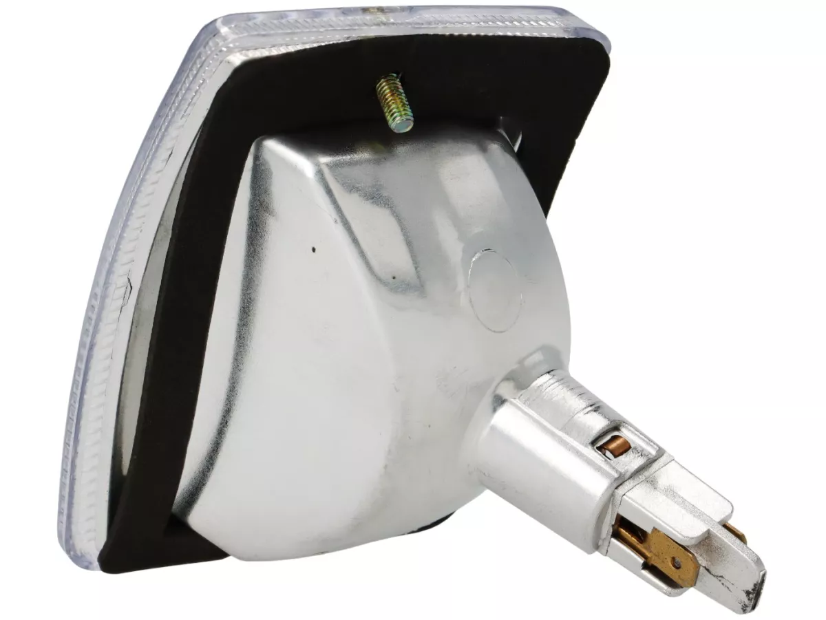 Indikator -SIEM- Vespa PK50 XL, PK125 XL kanan depan - putih / transparan