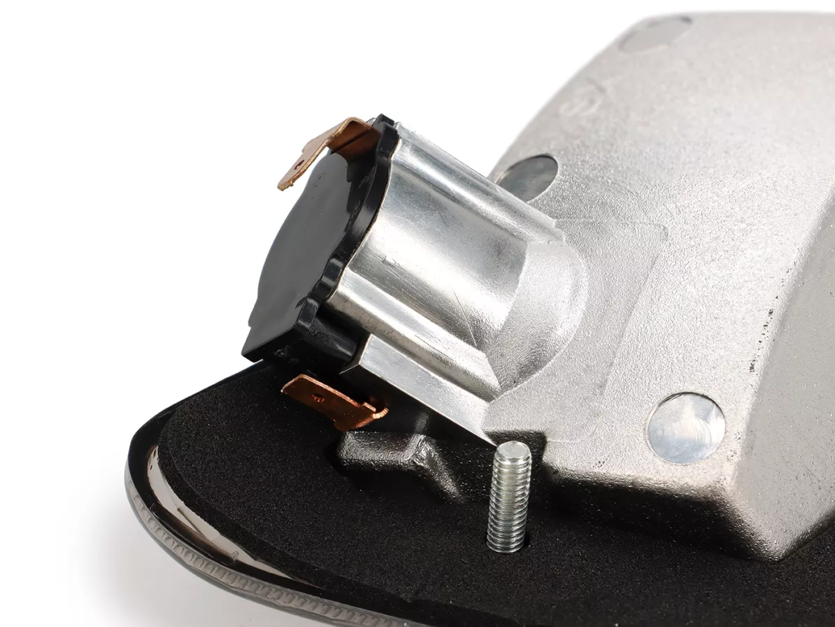 Blinkers -SIEM- Vespa PK50 XL, PK125 XL bak vänster - svart tonad