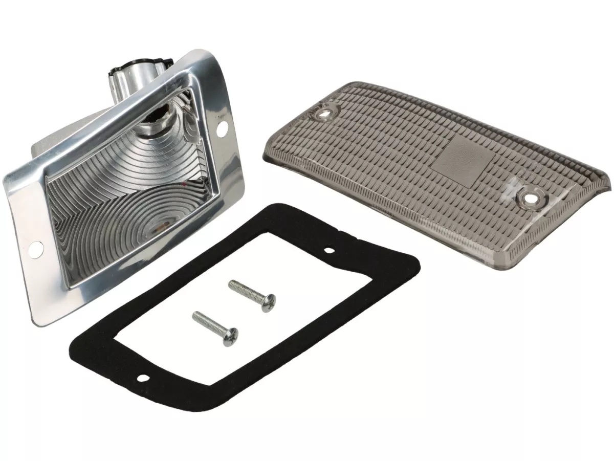 Blinkers -SIEM- Vespa PK50 XL, PK125 XL bak vänster - svart tonad