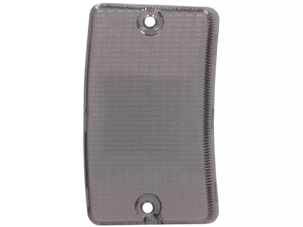 Verre de clignotant -SIEM- Vespa PK50 XL/XL2, PK125 XL/XL2 avant gauche - noir teinté