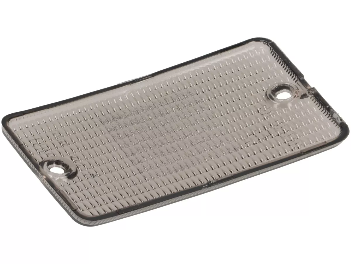 Verre de clignotant -SIEM- Vespa PK50 XL/XL2, PK125 XL/XL2 avant gauche - noir teinté